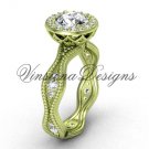 14kt yellow gold diamond engagement ring VF301003