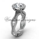 platinum diamond engagement ring VF301003