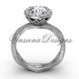 platinum diamond engagement ring VF301003