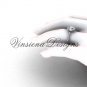 14kt white gold diamond engagement ring VF301005