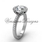 platinum diamond engagement ring VF301005 platinum diamond engagement ring VF301005