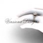 14kt rose gold diamond leaf and vine engagement ring VF301008