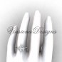 platinum diamond leaf and vine engagement ring VF301008