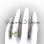 14kt yellow gold diamond leaf and vine, halo engagement ring VF301015