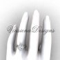platinum diamond leaf and vine, halo engagement ring VF301015
