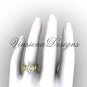 14kt yellow gold diamond leaf and vine, floral, halo engagement ring VF301016