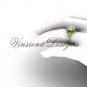 14kt yellow gold diamond leaf and vine engagement ring, "Forever One" Moissanite VF301019