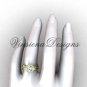 14kt yellow gold diamond leaf and vine engagement ring VF301021