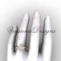 14kt rose gold diamond leaf and vine engagement ring VF301022
