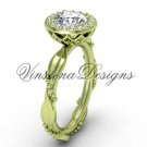 14kt yellow gold diamond leaf and vine engagement ring VF301022 14kt yellow gold diamond leaf and vine engagement ring VF301022