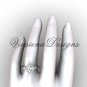 platinum diamond leaf and vine engagement ring VF301022
