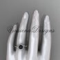 14kt white gold diamond, pearl engagement ring VBP8199