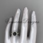 Unique 14kt yellow gold diamond Pearl engagement ring VBP10015