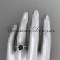 Unique platinum diamond Pearl engagement ring VBP10015