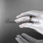 14k yellow gold Fleur de Lis, Round Tahitian Black Cultured Pearl engagement ring VBP10022