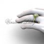 14kt yellow gold diamond Fleur de Lis, halo engagement ring VD20889