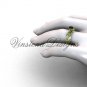 14k yellow gold diamond leaf and vine, Fleur de Lis, Black Diamond engagement ring VD208124