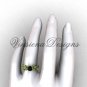 14k yellow gold diamond leaf and vine, Fleur de Lis, Black Diamond engagement ring VD208124