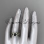 14kt yellow gold diamond leaf and vine, pearl, halo wedding ring, engagement ring VFBP301022