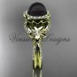 14kt yellow gold, pearl, flower, halo engagement ring VFBP301017