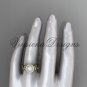 14kt yellow gold, pearl, diamond, leaf and vine, floral, halo engagement ring VFP301016