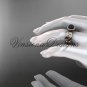 14kt rose gold, pearl, diamond, butterfly, halo engagement ring VFBP301013
