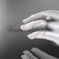 14k yellow gold pearl,diamond, halo engagement ring VFP301011