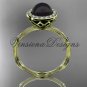 14k yellow gold pearl,diamond, halo engagement ring VFBP301011