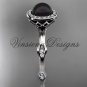 platinum pearl,diamond, halo engagement ring VFBP301011