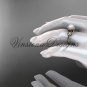 14kt rose gold pearl, diamond, flower, halo engagement ring VFP301009