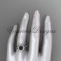14kt white gold pearl, diamond, flower, halo engagement ring VFBP301009