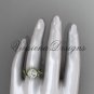 14kt yellow gold diamond, Star of David ring, jewish ring, engagement ring VH10012