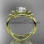 14kt yellow gold diamond, Star of David ring, jewish ring, engagement ring VH10013