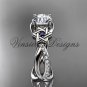 Platinum diamond, Star of David ring, jewish ring, engagement ring VH10013