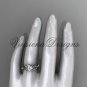 Platinum diamond, Star of David ring, jewish ring, engagement ring VH10013