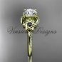 14kt yellow gold diamond, jewish Star of David ring, engagement ring VH10015