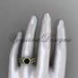 14kt yellow gold, diamond, Star of David ring, engagement ring, enhanced Black Diamond VH10016