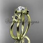 14kt yellow gold, Star of David, jewish ring, engagement ring VH10017
