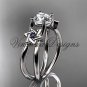 Platinum, Star of David, jewish ring, engagement ring VH10017