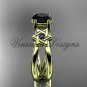 14kt yellow gold, Star of David, jewish ring, engagement ring, enhanced Black Diamond VH10017