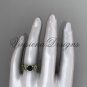 14kt yellow gold, Star of David, jewish ring, engagement ring, enhanced Black Diamond VH10017