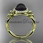 14kt yellow gold, diamond, Star of David jewish ring, engagement ring, Cultured Pearl VHBP10016