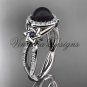 Platinum, diamond, Star of David jewish ring, engagement ring, Cultured Pearl VHBP10016