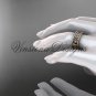 14kt rose gold diamond wedding band VD208406B