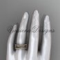 14kt rose gold diamond wedding band VD208406B