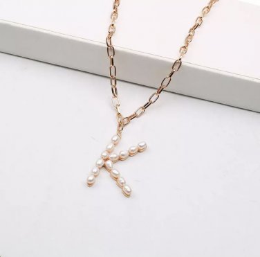 K pearl necklace