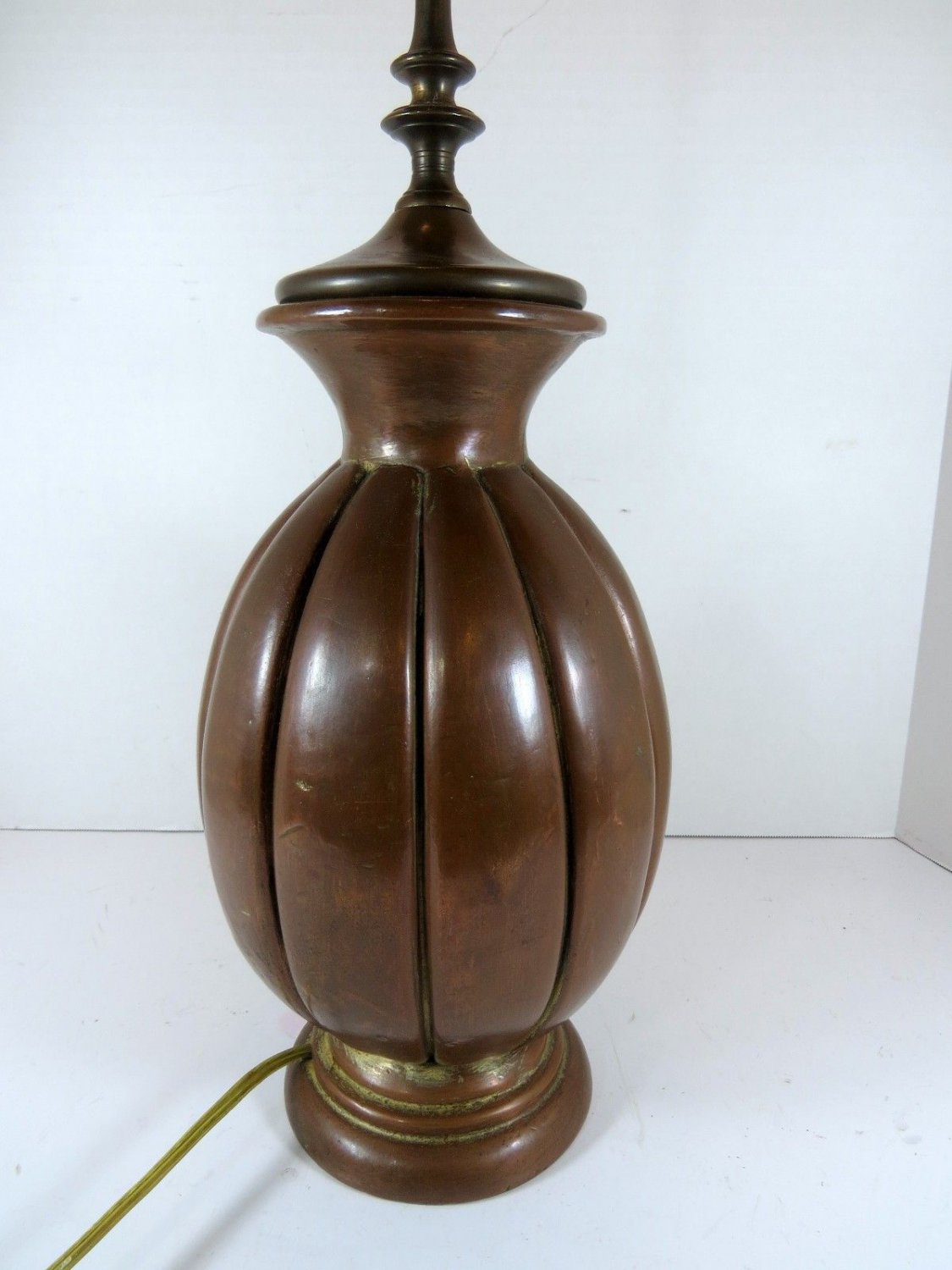 Antique Vintage Solid Copper Lamp Arts & Craft Western Mission ...