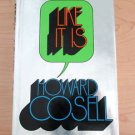 Like It Is by Howard Cosell (1974, Hardcover)