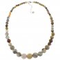 6-14mm Ocean Jasper 20" Beaded Strand Journey Necklace