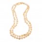 10-11mm Nuggets Orange Cultured Freshwater Pearl 45" Strand Endless Necklace